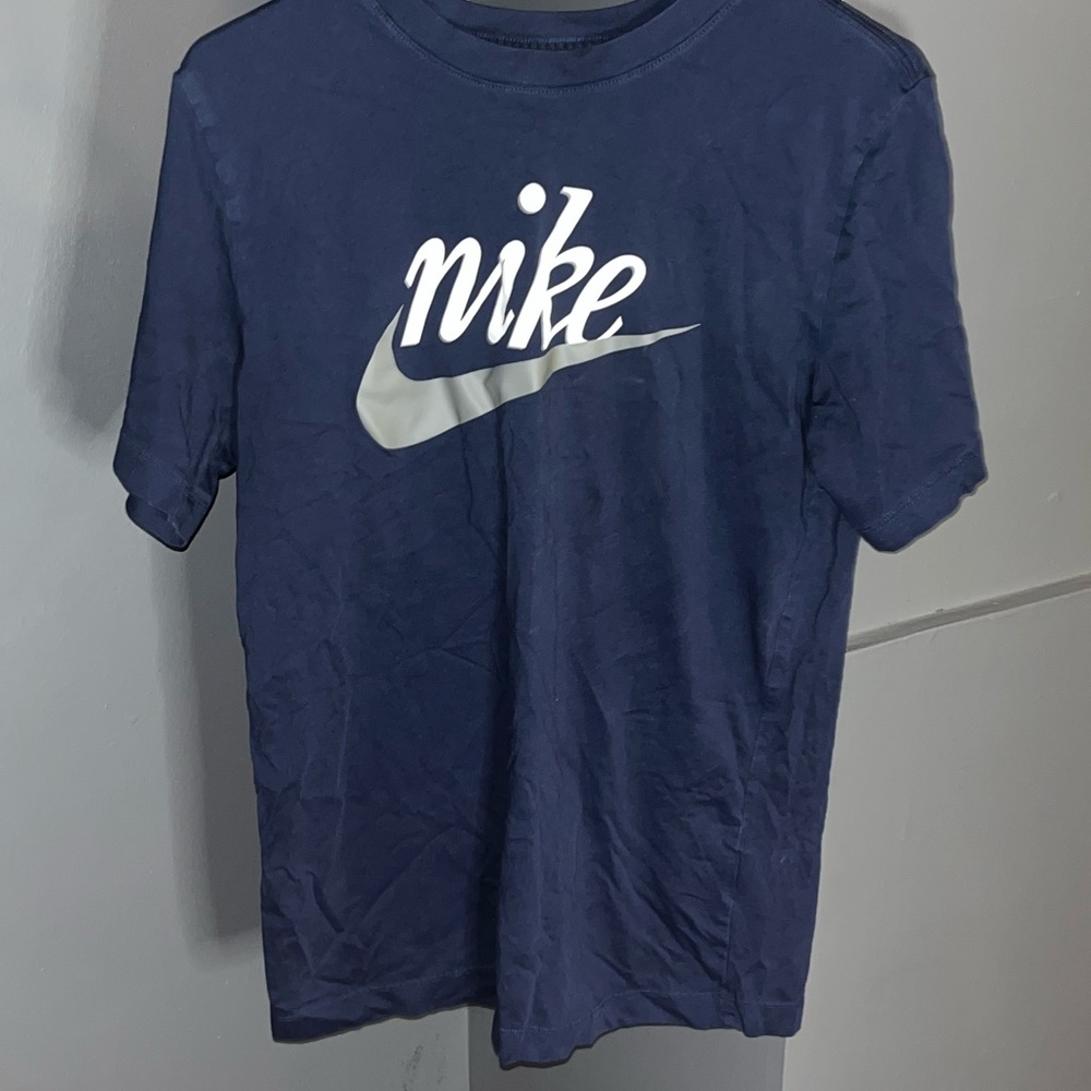 Nike Deep Blue Tee with White Logo